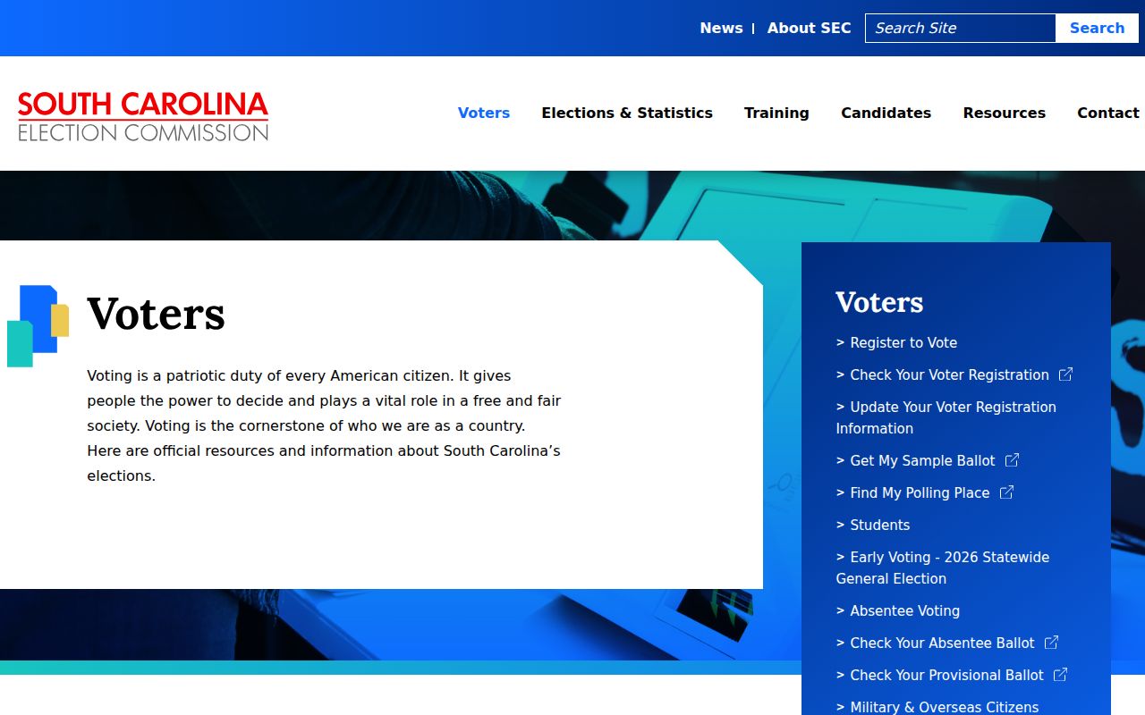Rock Hill residents directory South Carolina voter service portal